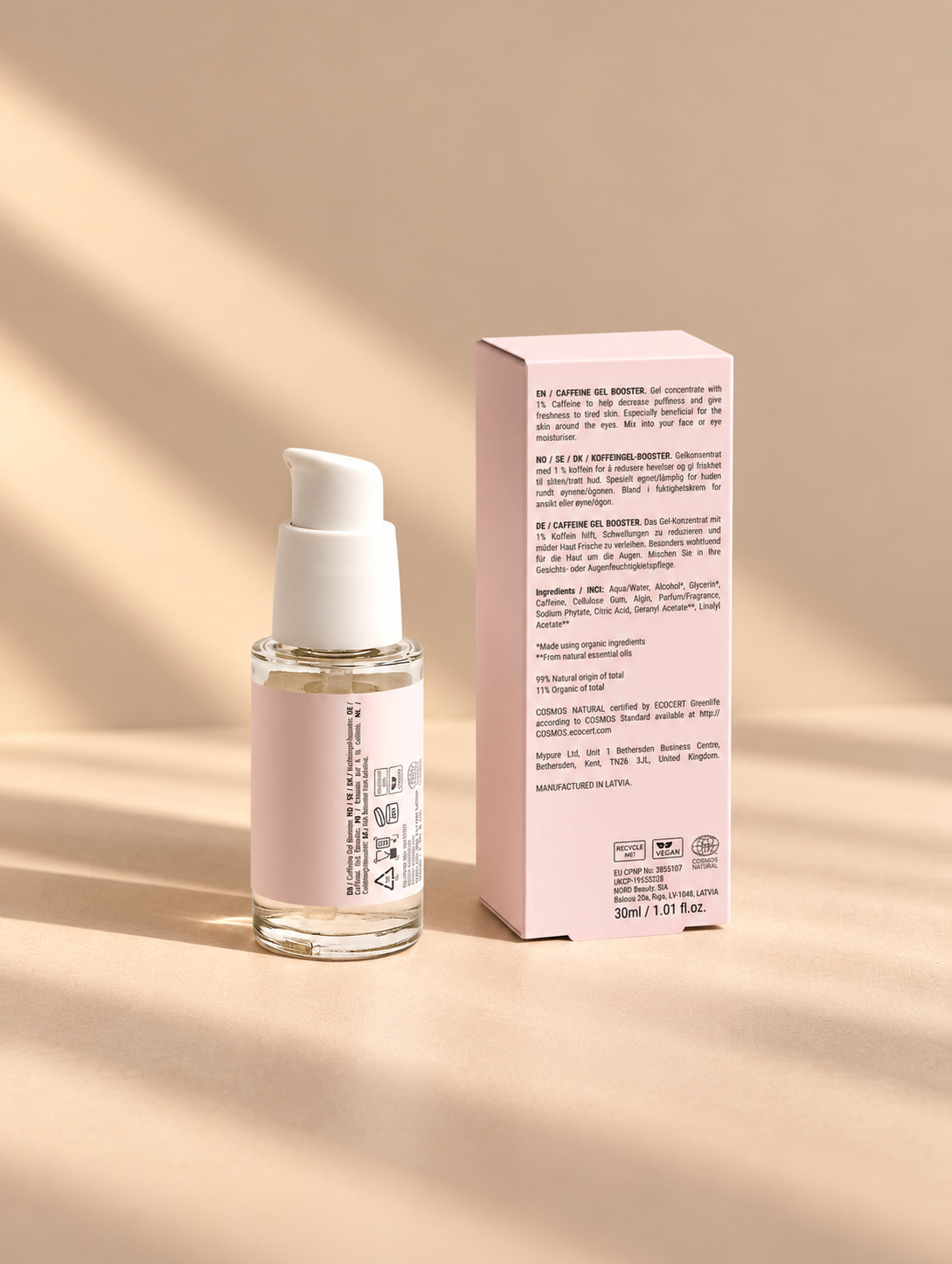 DEPUFF & REFRESH              Caffeine Gel Booster
